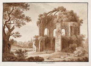 El Templo de Minerva Medica, 1833 de Agostino Tofanelli